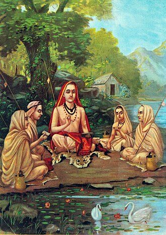 Depiction of Ādi Śaṅkara